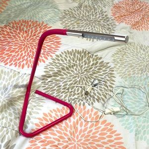 Pink desk light from IKEA